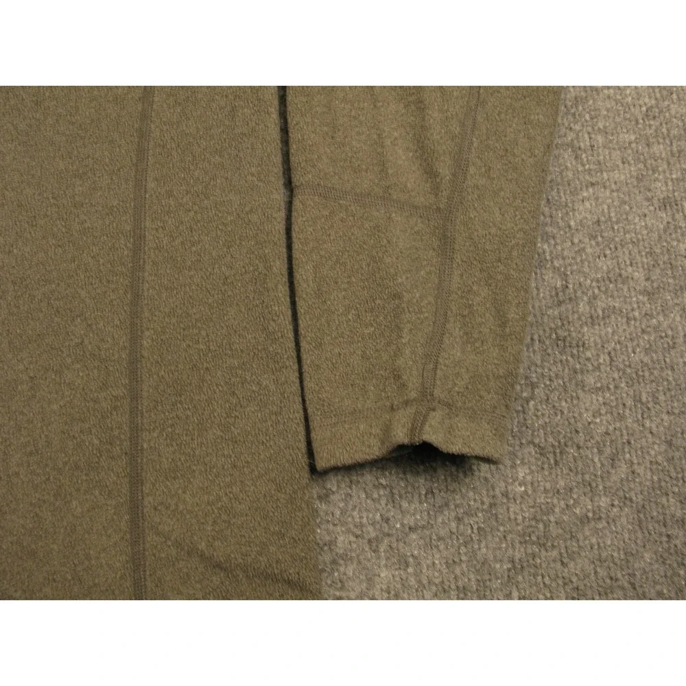 The North Face Mens‎ Large Green Quarter Zip Fleece Pullover Chest Pocket 2175